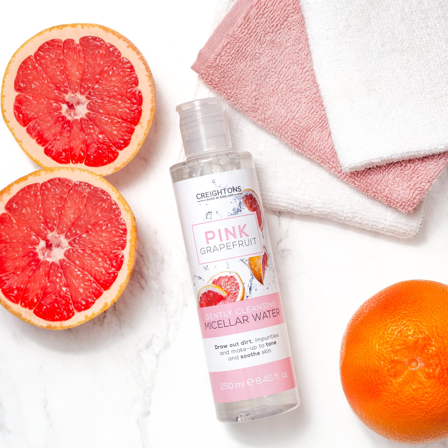 Pink Grapefruit Gently Cleansing Micellar Water 250ml