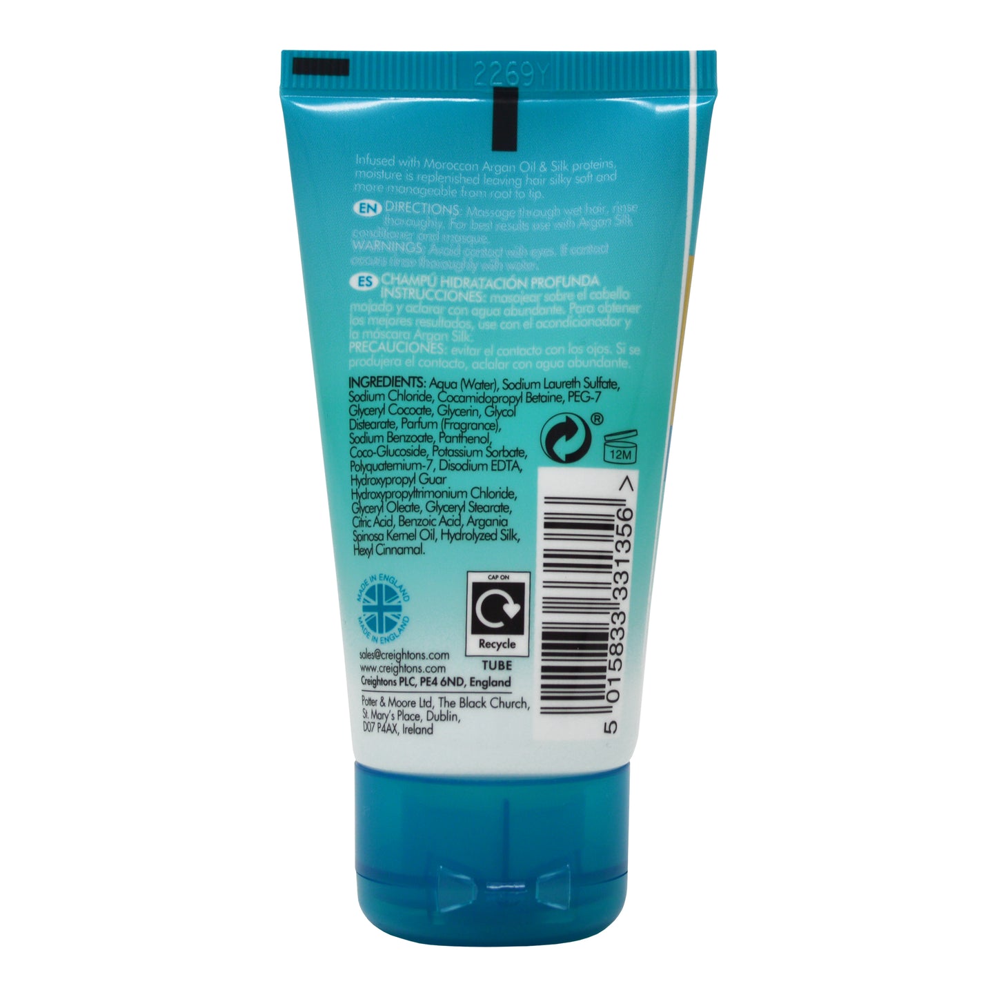 Argan Silk Moisture Rich Shampoo 50ml