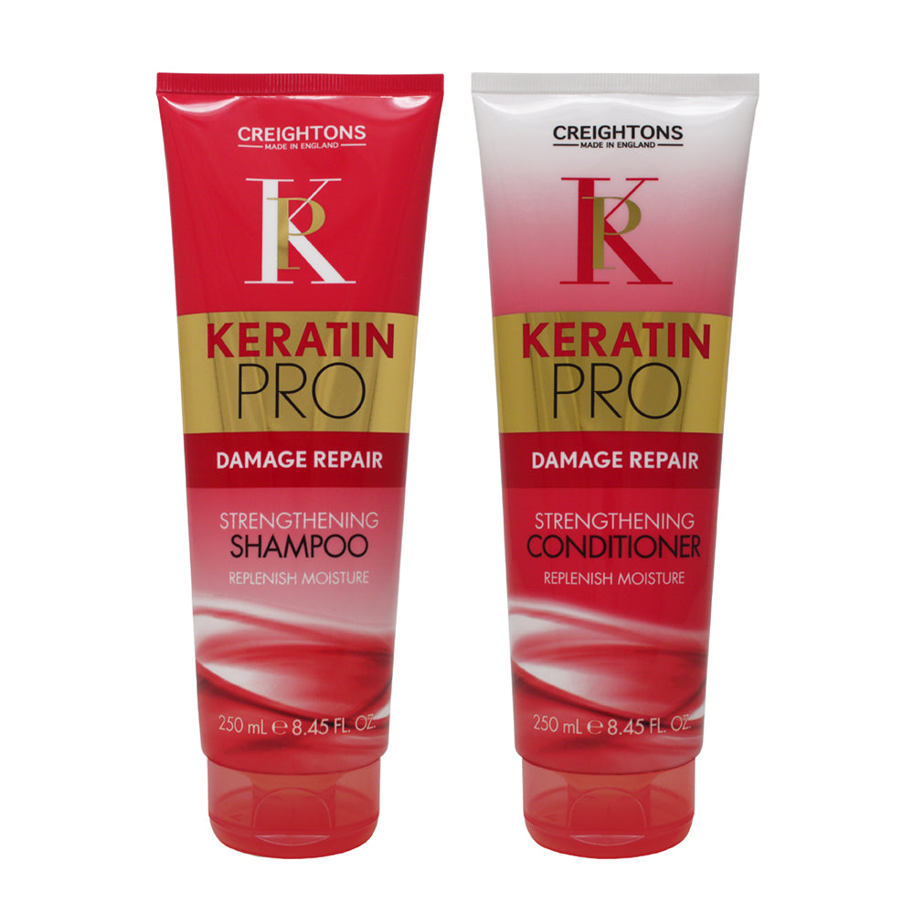 Keratin Pro Shampoo and Conditioner Duo 250ml – Creightons