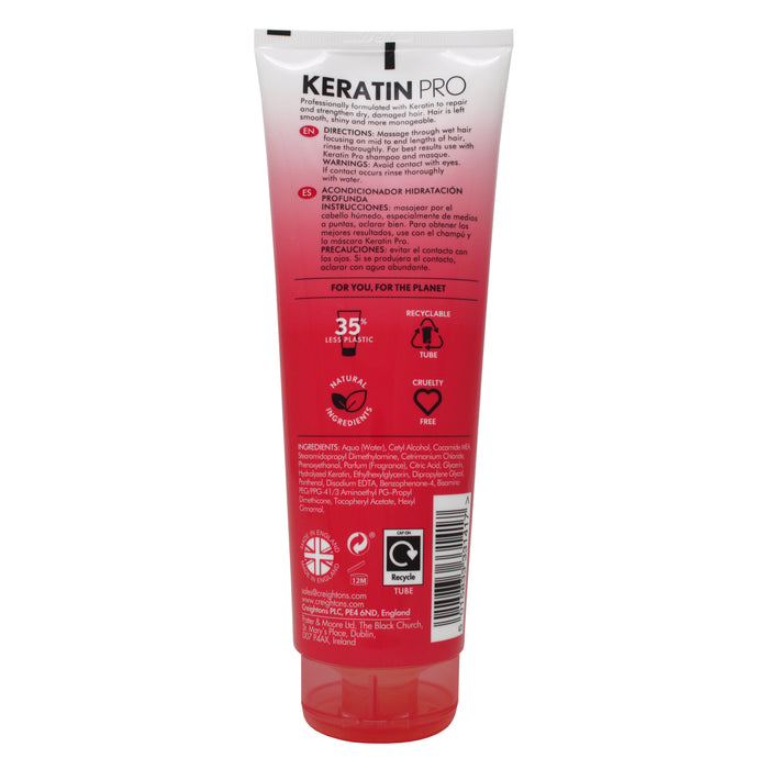 Keratin Pro Smooth & Strengthen Conditioner 250ml