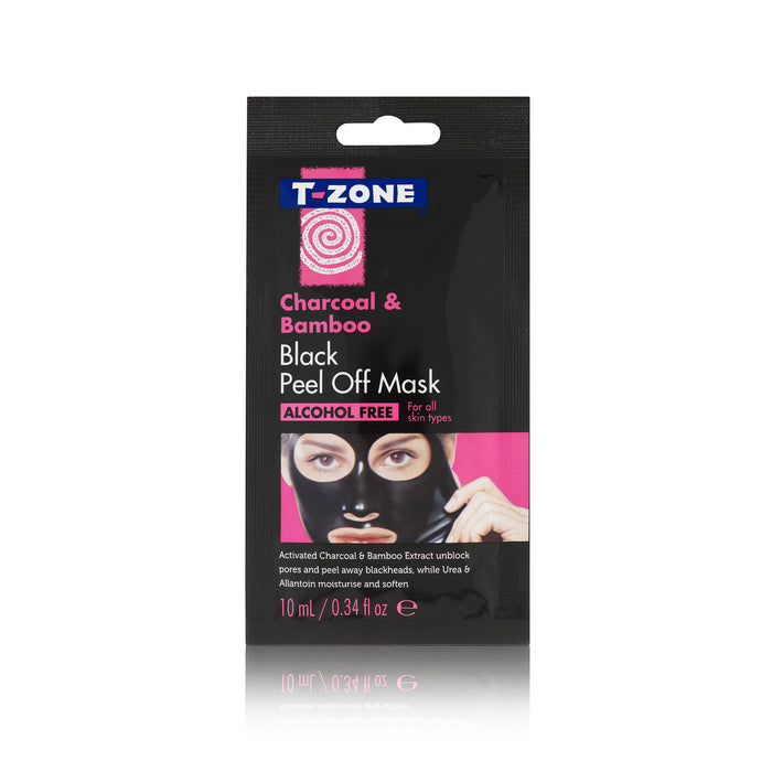 T-Zone Charcoal & Bamboo Black Peel Off Mask - 10ml