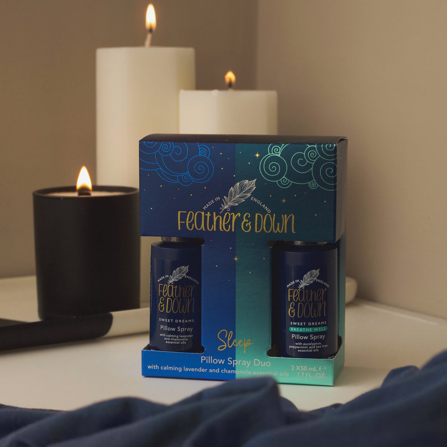 Feather & Down Pillow Spray Duo Set