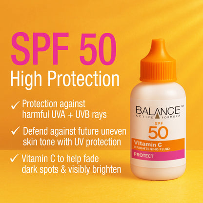 Balance Active Formula SPF 50 Vitamin C Brightening Fluid