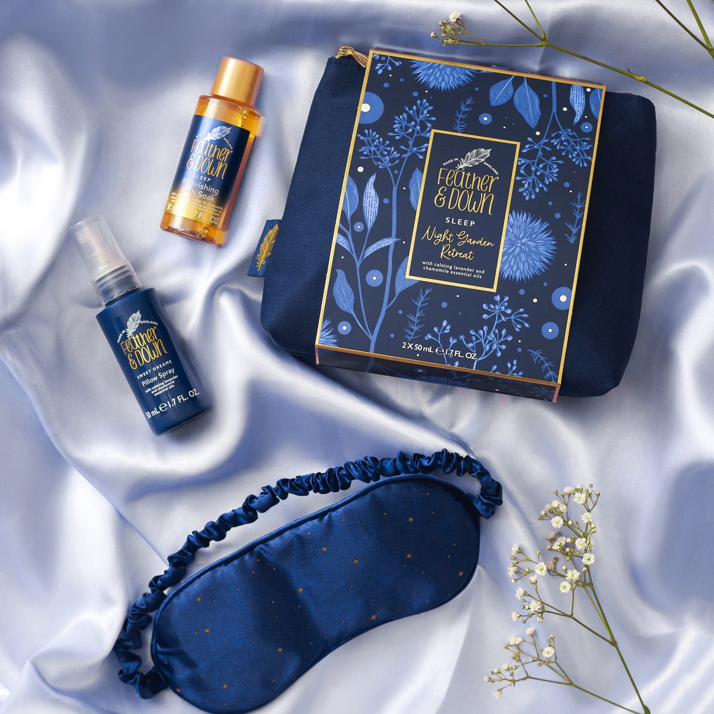Feather & Down Night Garden Retreat Gift Set
