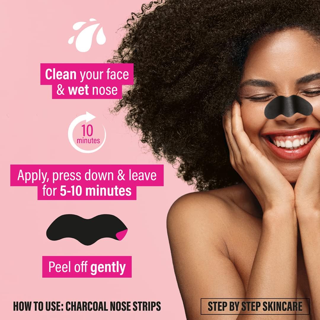 T-Zone Charcoal & Bamboo Nose Pore Strips 12's