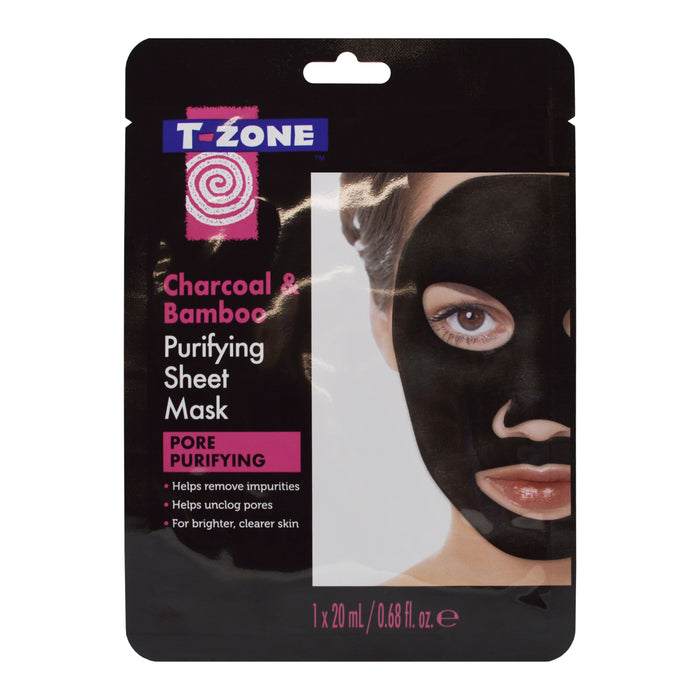 T-Zone Charcoal & Bamboo Purifying Sheet Mask