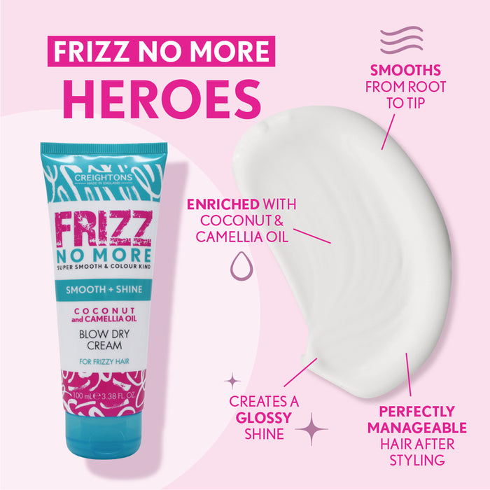 Frizz No More Smooth & Shine Blow Dry Cream 100ml