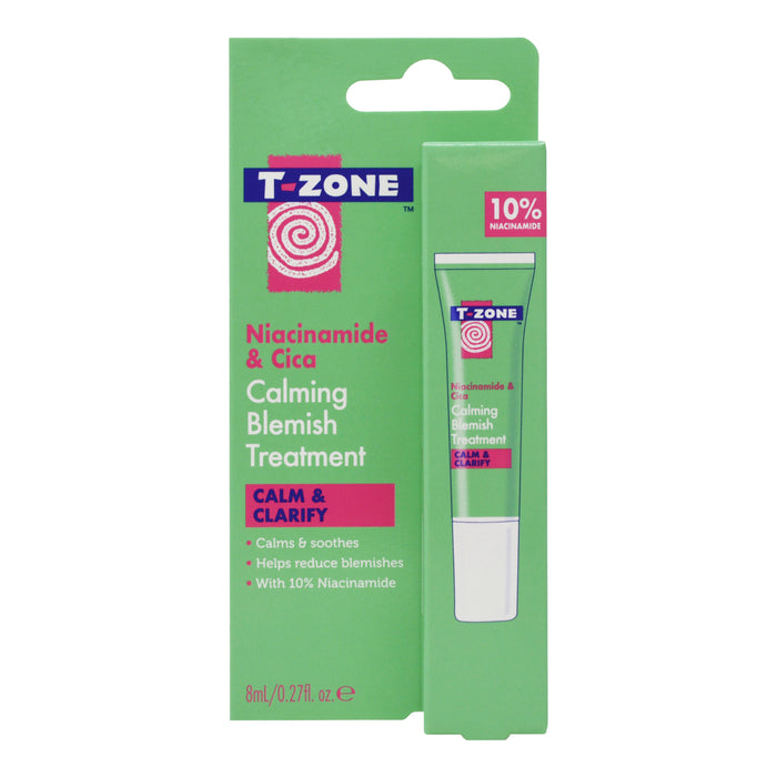 T-Zone Niacinamide & Cica Calming Blemish Treatment 8ml