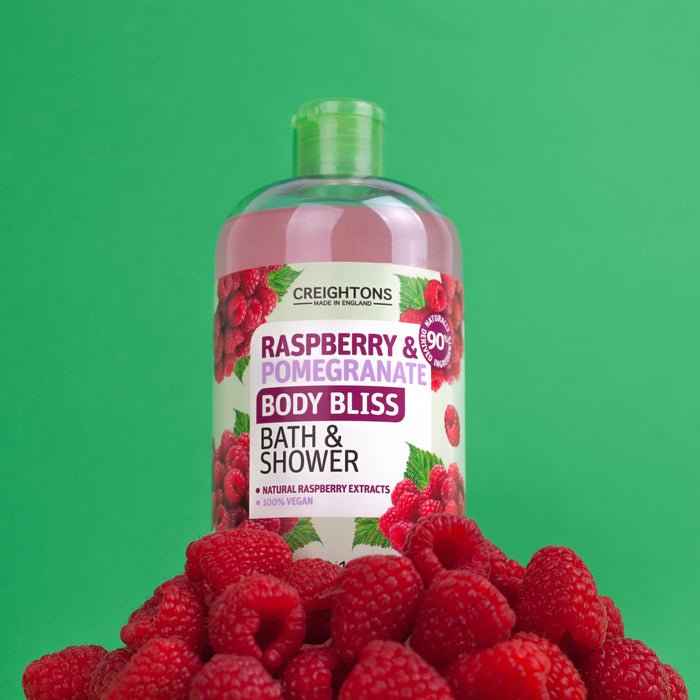 Body Bliss Raspberry & Pomegranate Bath & Shower Bundle