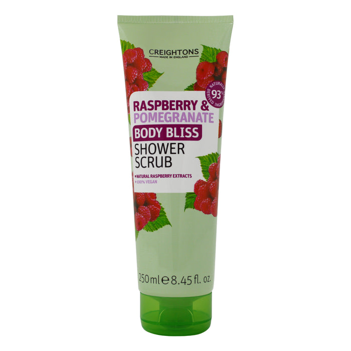 Body Bliss Raspberry & Pomegranate Shower Scrub 250ml