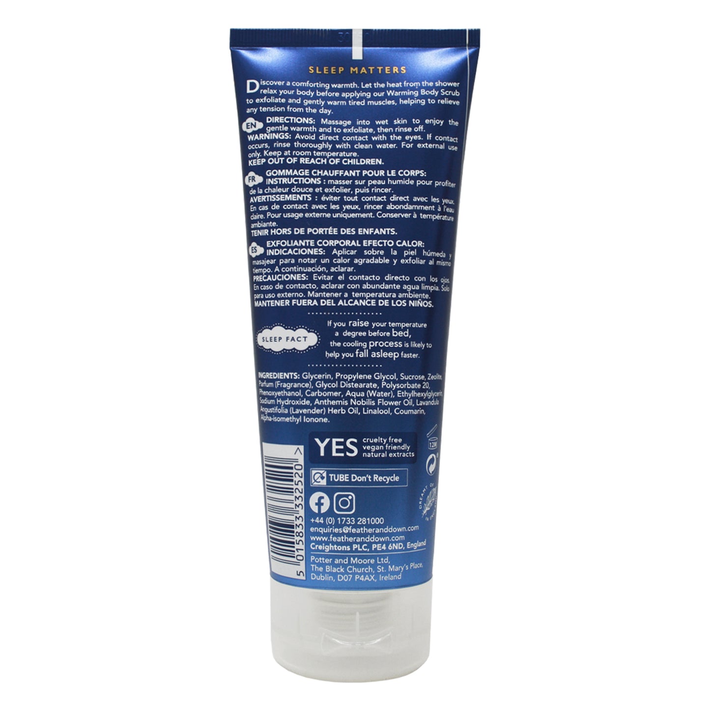 Feather & Down Warming Body Scrub 200ml