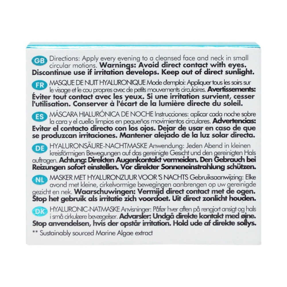 Creightons H2O Boost Hyaluronic Acid Overnight Mask 50ml