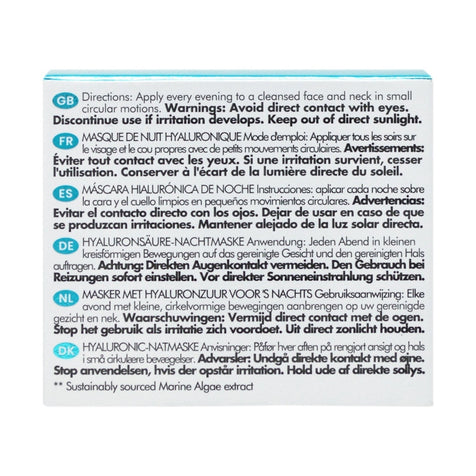 Creightons H2O Boost Hyaluronic Acid Overnight Mask 50ml