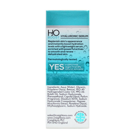 Creightons H2O Boost Hyaluronic Acid Serum 25ml