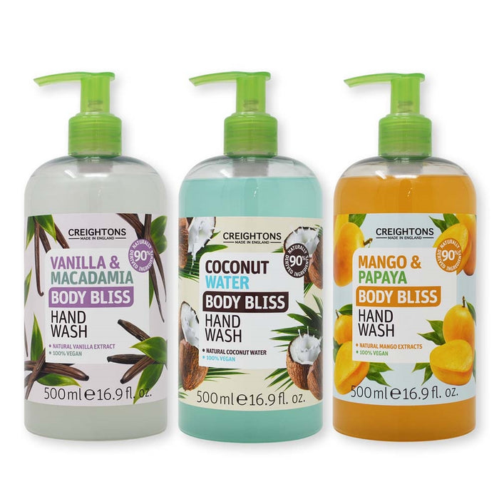 Body Bliss Hand Wash Bundle 3 x 500ml Bundle