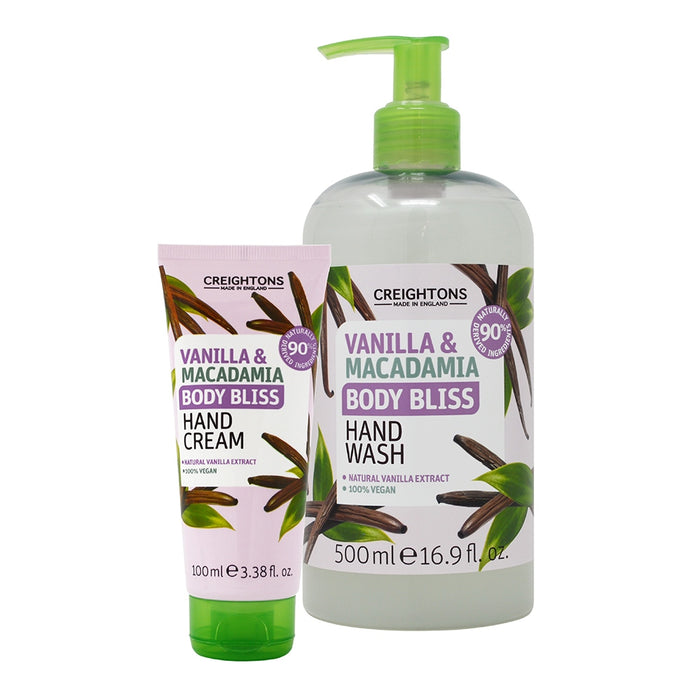 Body Bliss Vanilla & Macadamia Hand Care Bundle