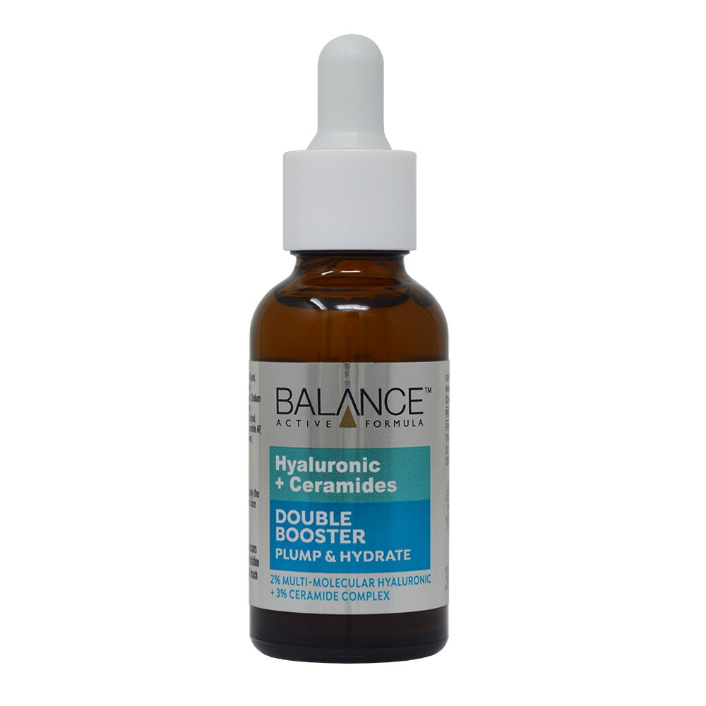 Balance Active Formula 2% Hyaluronic Acid + 3% Ceramide Complex Double Booster Serum 30ml