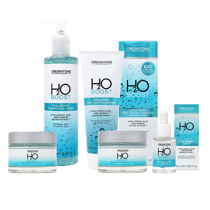 Creightons H2O Boost Hydrating Hyaluronic Acid Skincare Routine