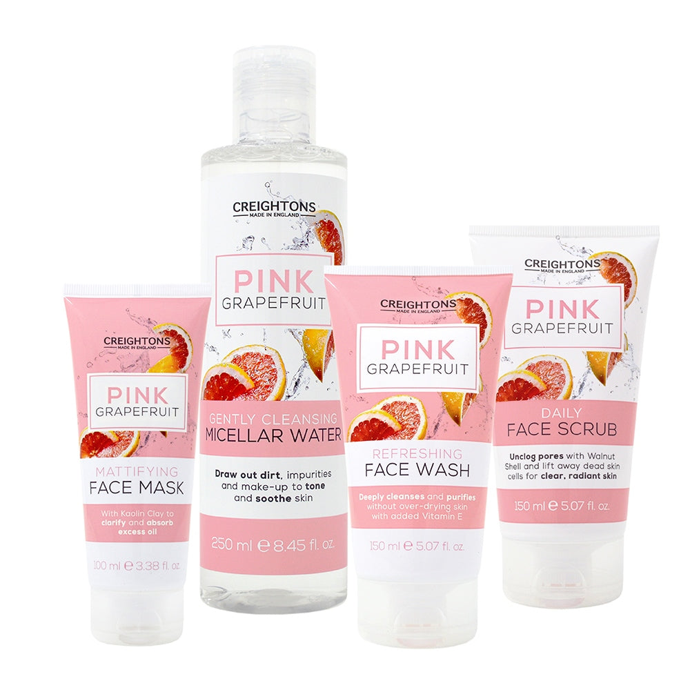 Creightons Pink Grapefruit Clarifying Skincare Collection