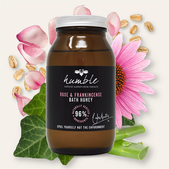 Humble Beauty Rose & Frankincense Bath Honey 275ml