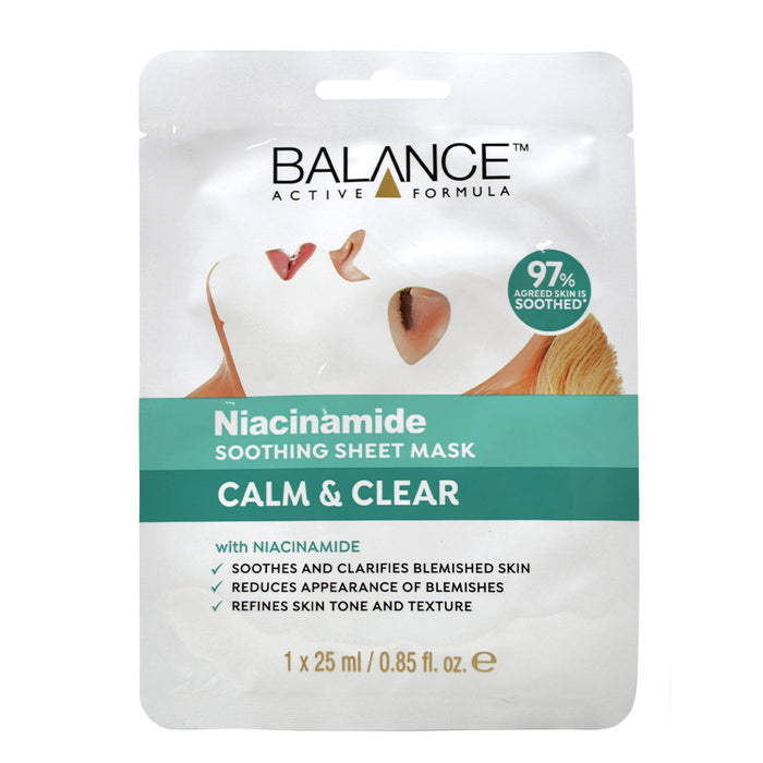 Balance Active Niacinamide Sheet Mask - Balance Active Formula