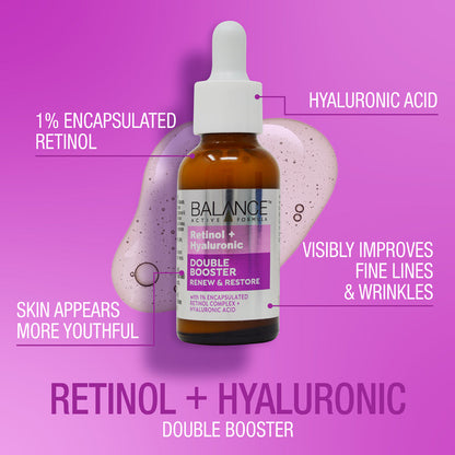 Retinol + Hyaluronic Booster - Balance Active Formula