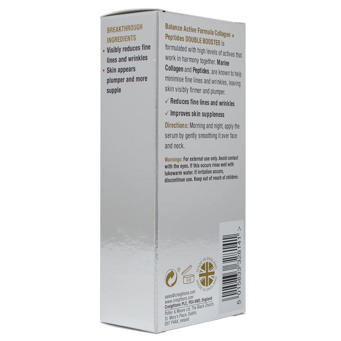 Balance Active Formula Collagen + 2.5% Peptide Solution Double Booster Serum