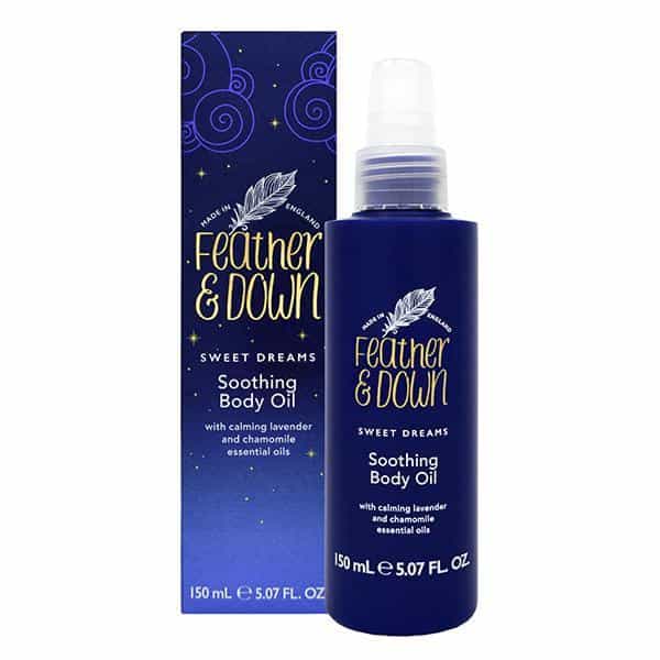 Feather and down body oil store