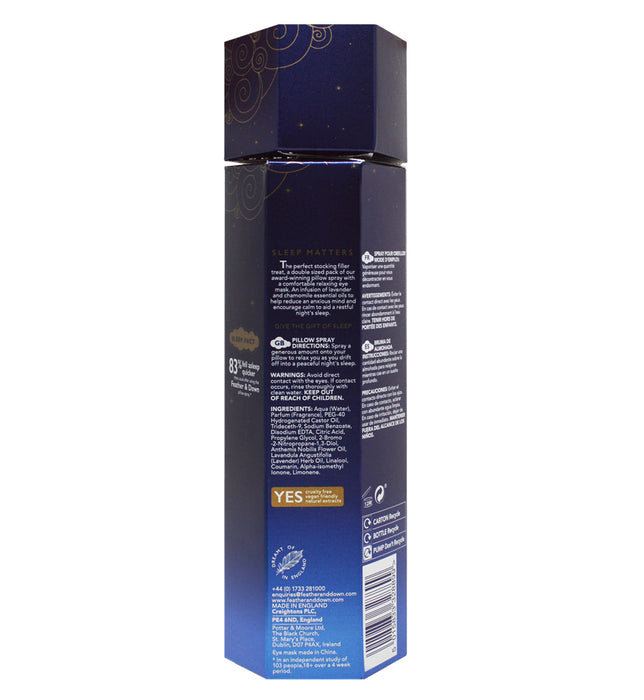 Feather & Down Pillow Spray & Eye Mask Duo