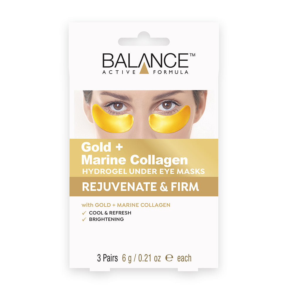 Balance Active Skincare Gold + Marine Collagen Hydrogel Under Eye Masks - Balance Active Formula