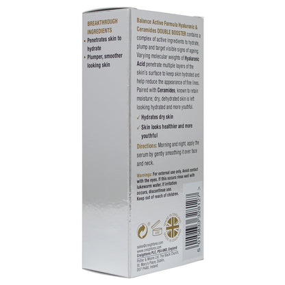 Balance Active Formula 2% Hyaluronic Acid + 3% Ceramide Complex Double Booster Serum 30ml