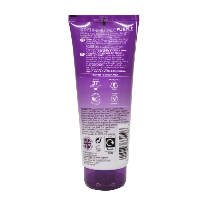 Sunshine Blonde Tone Correcting Shampoo 200ml