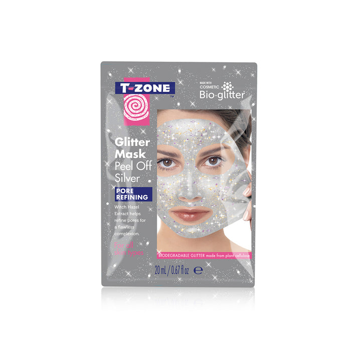 T-Zone Glitter Peel Off Mask Silver