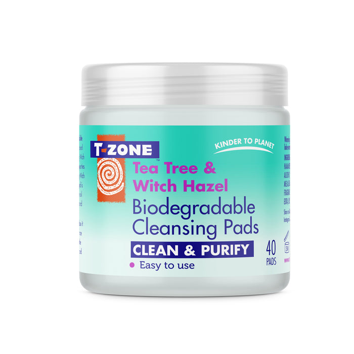 T-Zone Tea Tree Witch Hazel Deep Cleansing Pads 40's